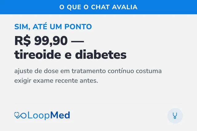Endocrinologista online: tireoide, diabetes e resultado de exame