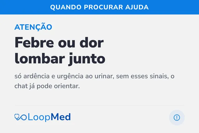 Infecção urinária dá para resolver com consulta online?
