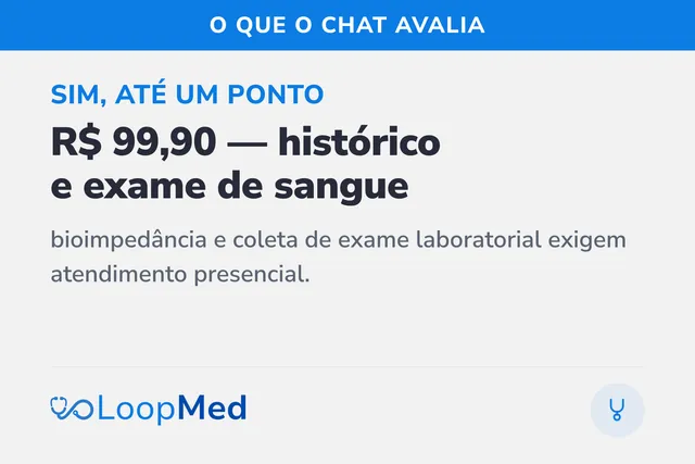 Nutrólogo online: o que dá pra avaliar pelo chat